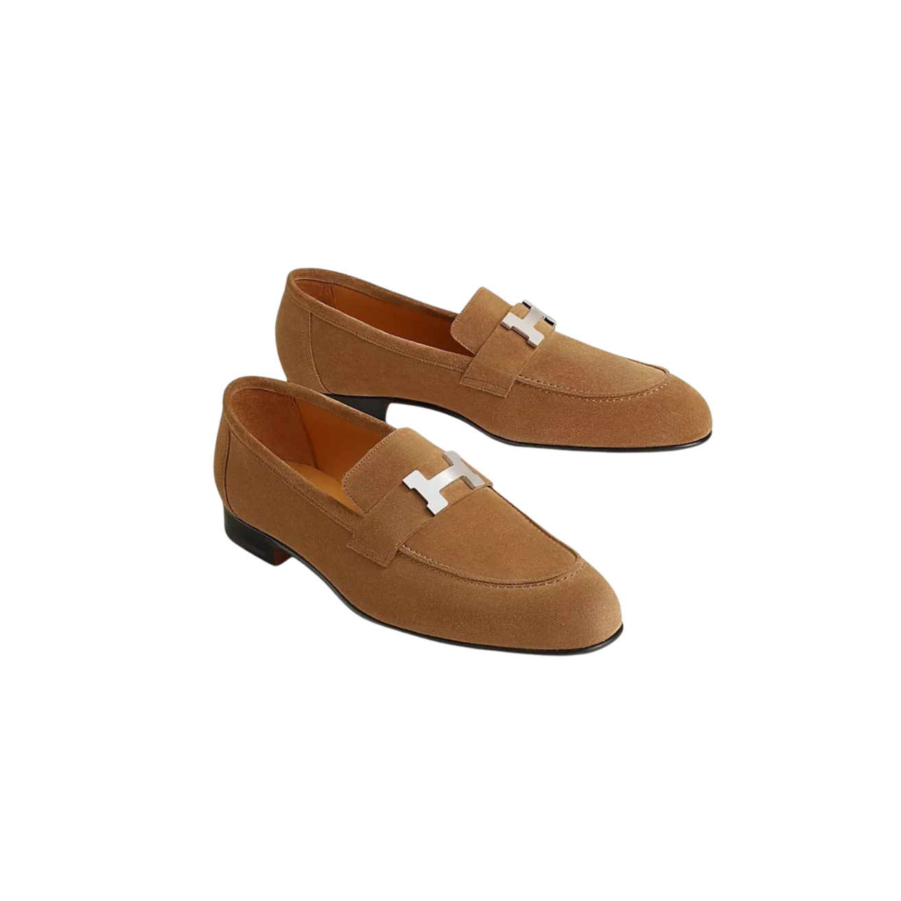 Hermes Paris Loafers Brun Fume For Men H242846ZAE5400