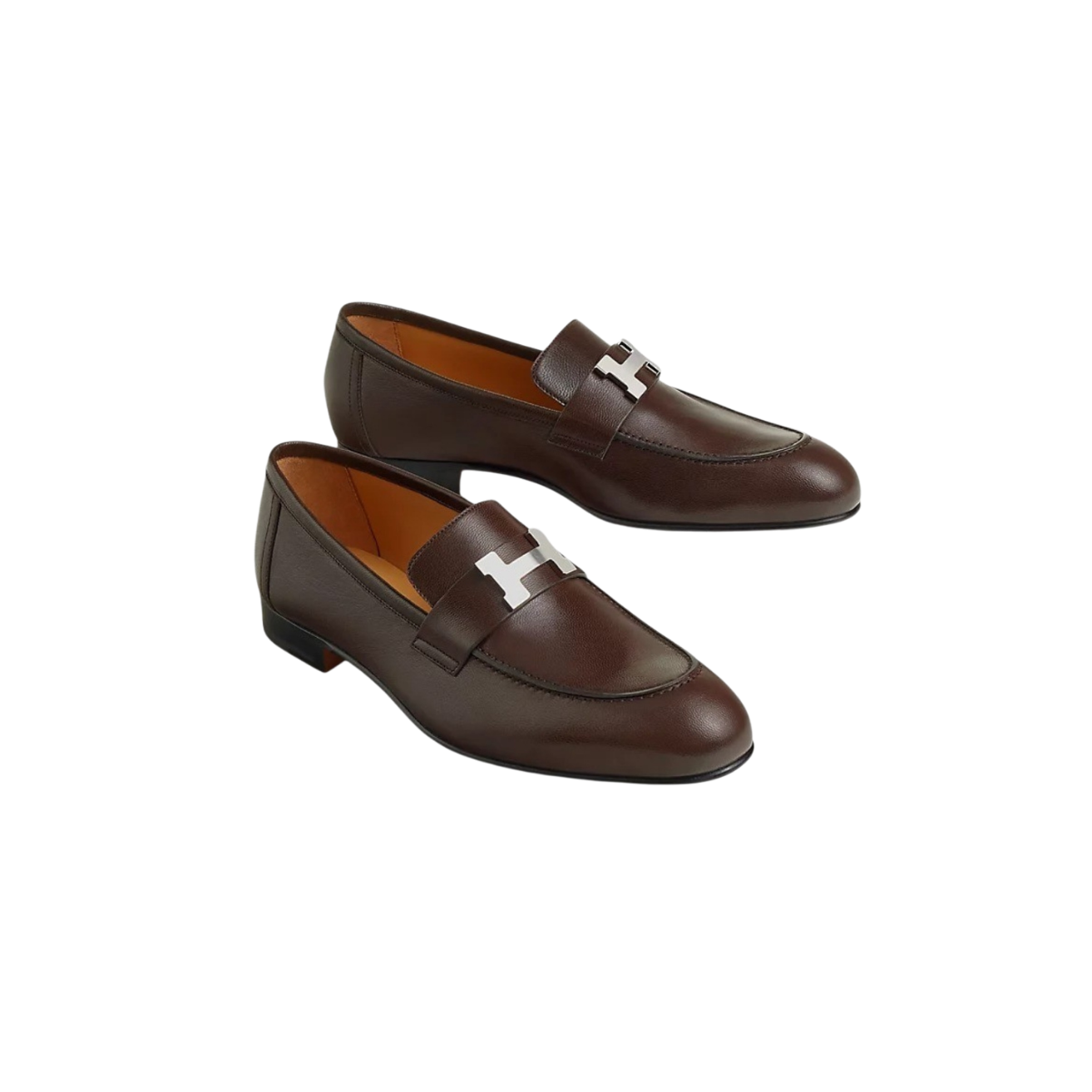 Hermes Paris Loafers Brown For Men H231930ZAME400