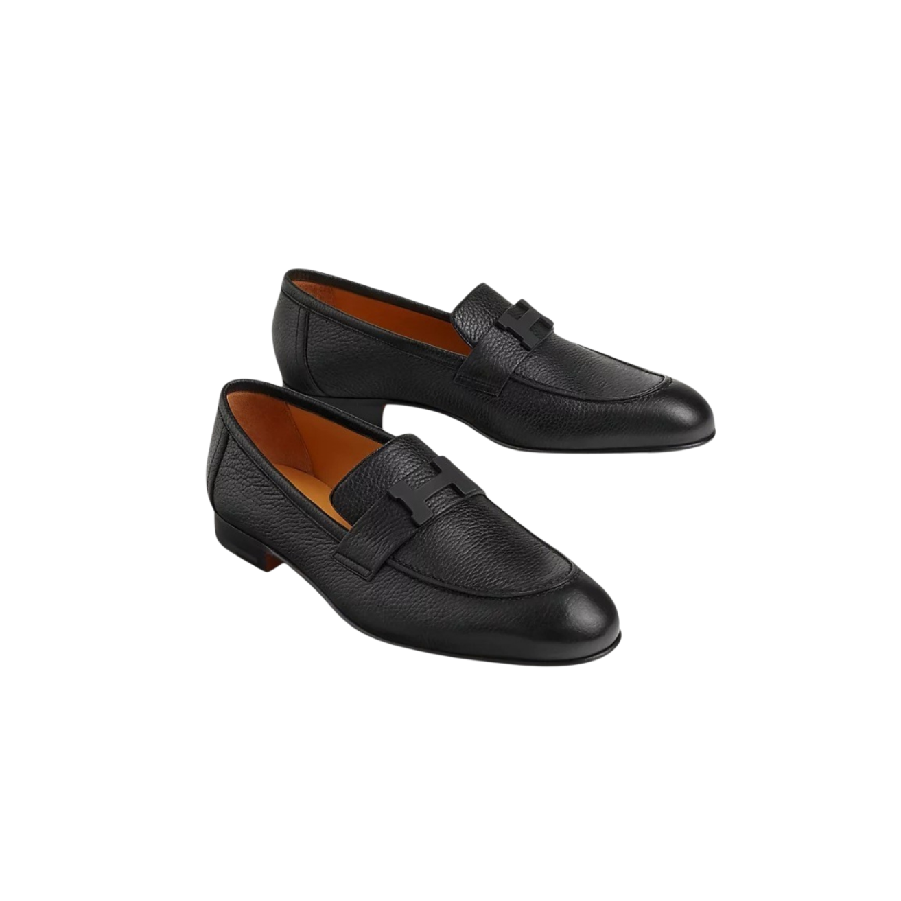 Hermes Paris Loafers Black For Men