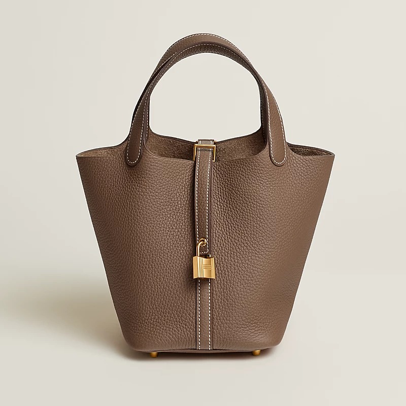Hermes Picotin Lock 18 Bag Brown For Women 7.1in/18cm H056289CC18