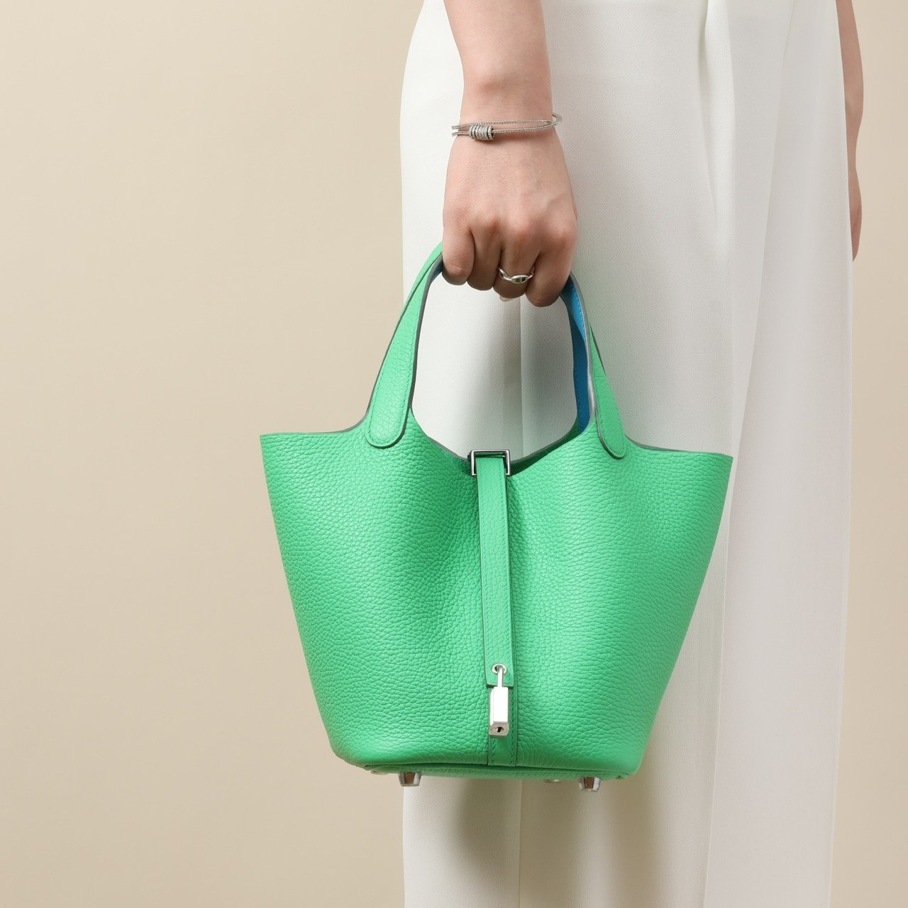 Hermes Picotin Lock 18 Bag Green For Women 7.1in/18cm