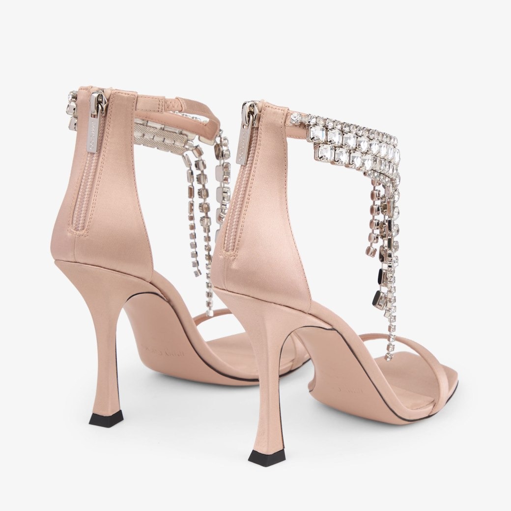 Jimmy Choo Verity Sandal 100 Macaron For Women VERITYSANDAL100SAT