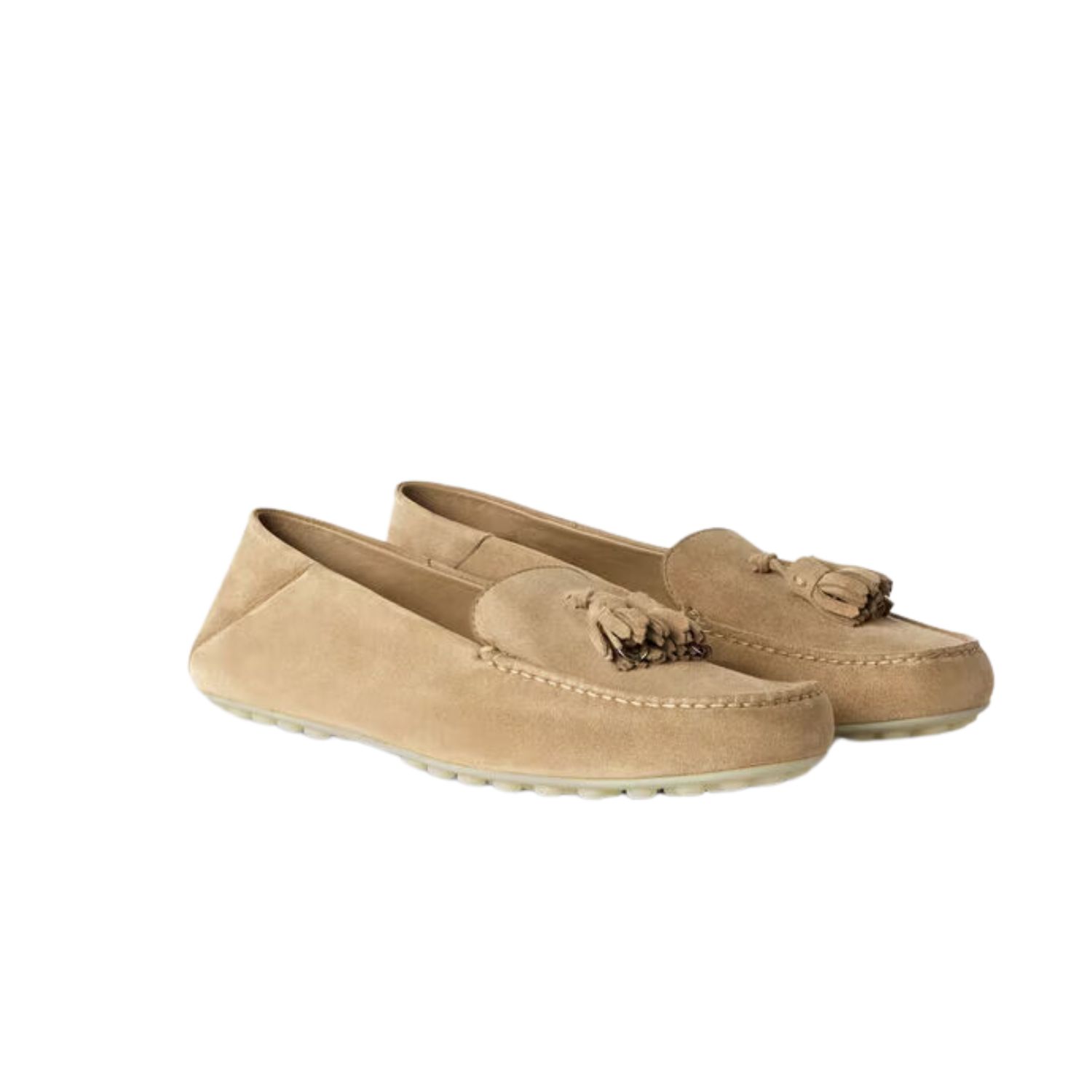 Loro Piana Dot Sole Walk Loafers Cashew Butter For Women