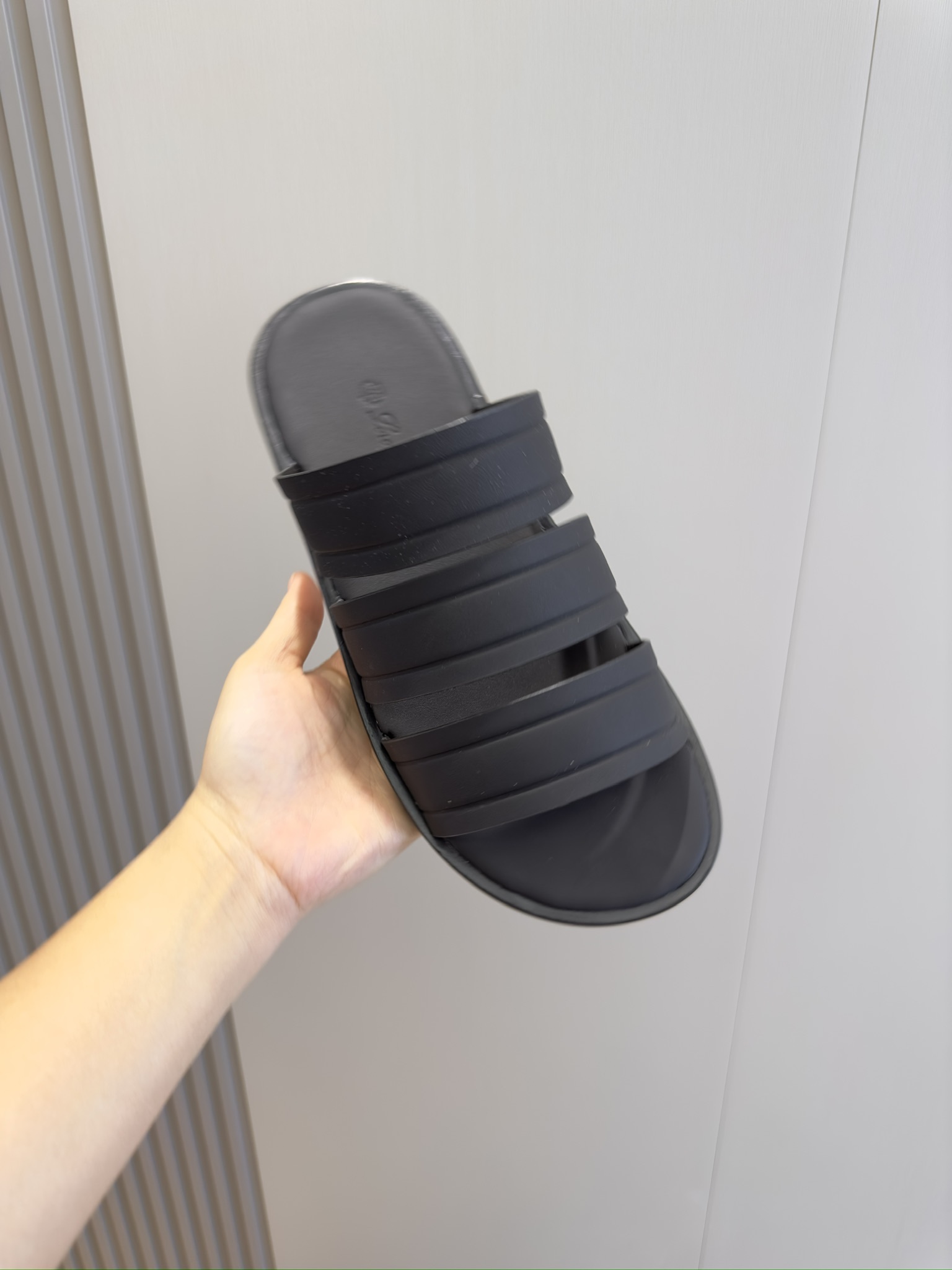 Loro Piana Naha Sandal Black For Men FAN8776