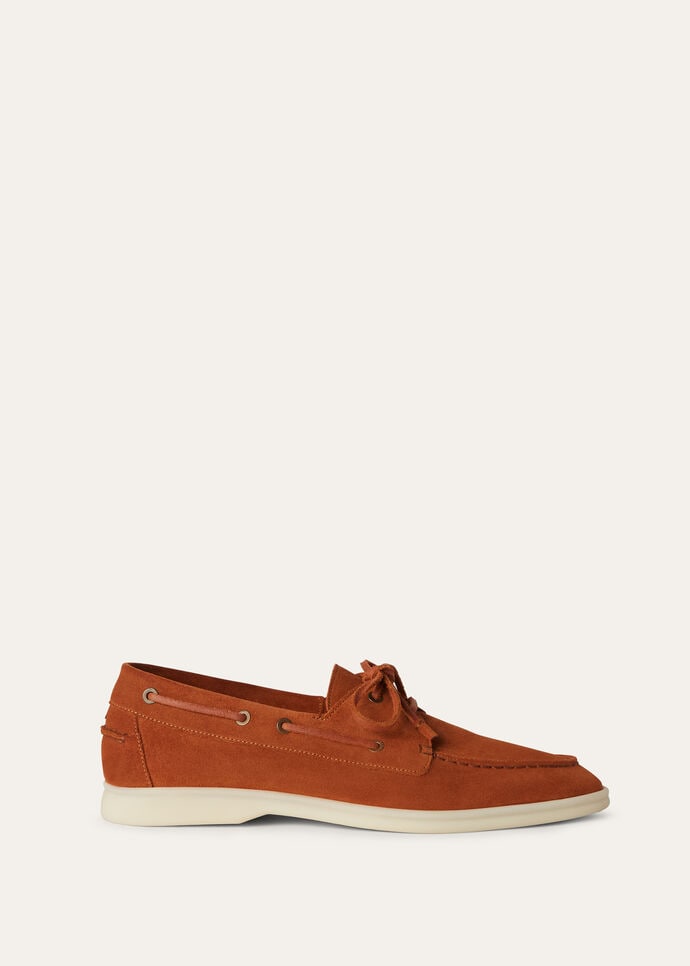 Loro Piana Sea-Sail Walk Loafers Brown For Men FAN1317