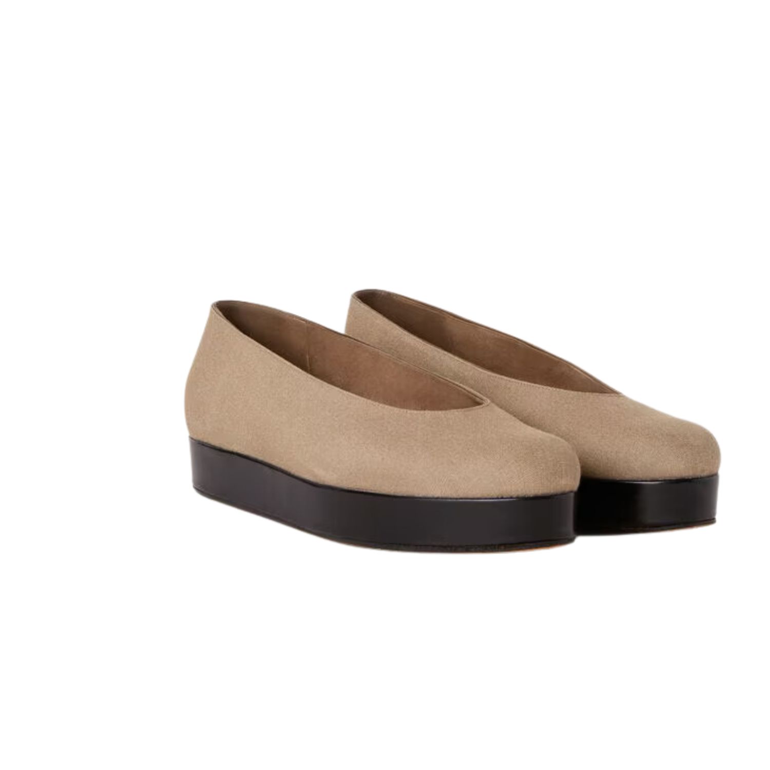 Loro Piana Shima Ballet Flats Mizzle Green For Women