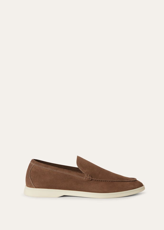 Loro Piana Summer Walk Loafers Brown For Men FAI3276