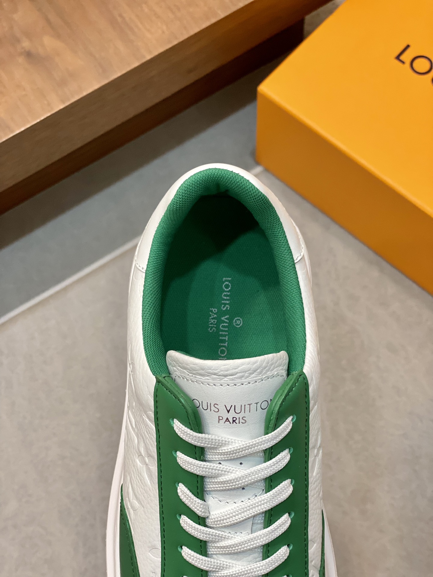 Louis Vuittion Beverly Hills Sneaker Green For Men LV