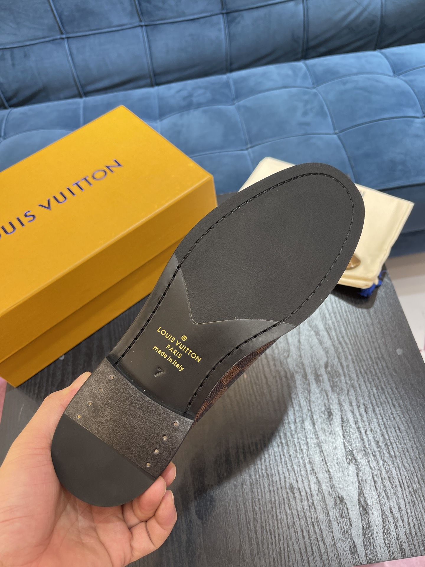 Louis Vuittion Major Loafer Brown For Men LV