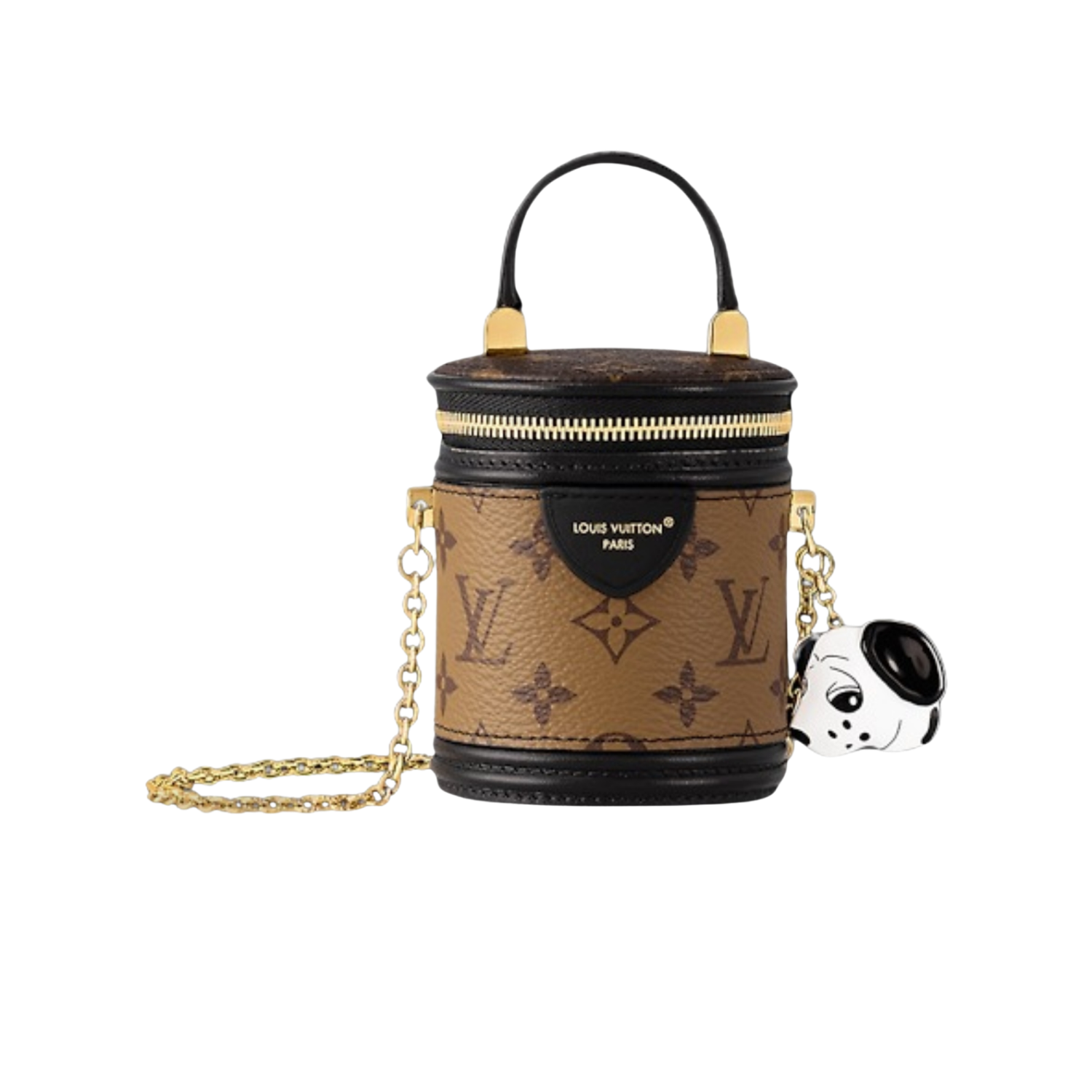 Louis Vuitton Animogram Micro Cannes Top Handle Bag 5.9in/ 15cm Brown Gold Hardware For Women M01082
