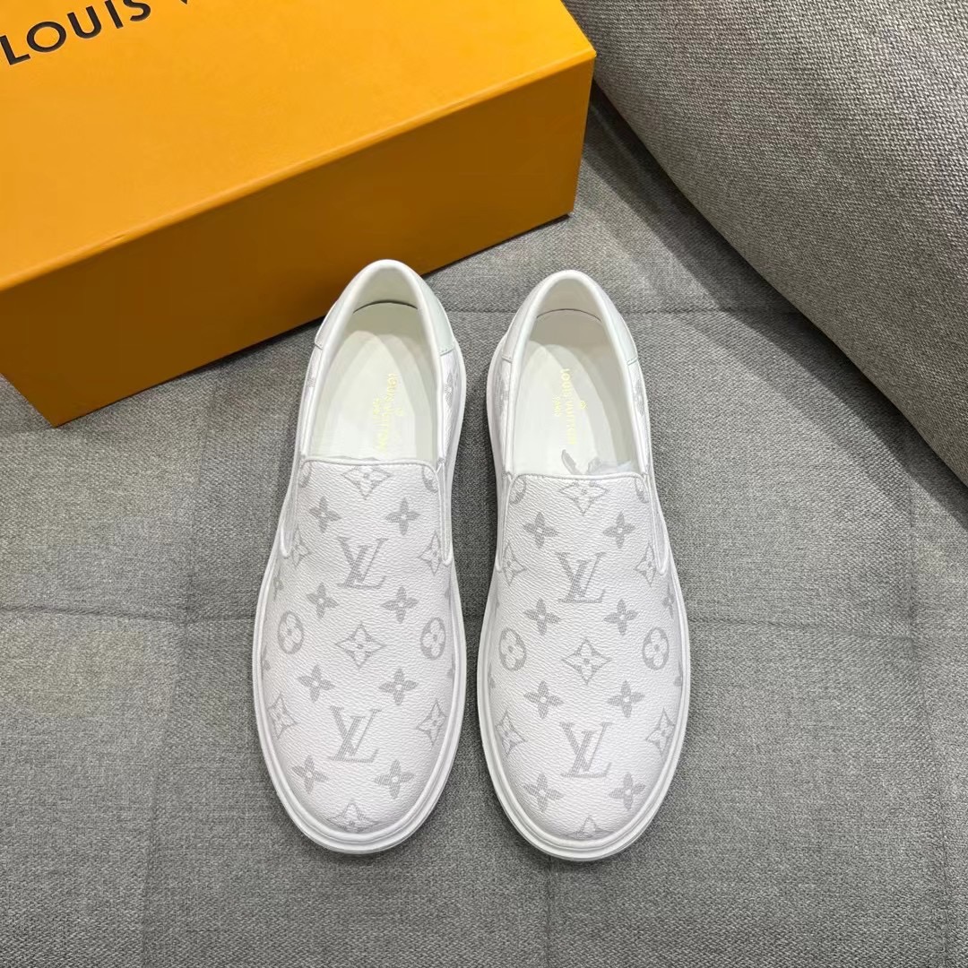 Louis Vuitton Beverly Hills Slip On White For Men