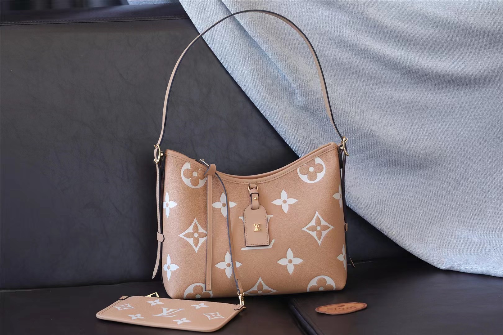 Louis Vuitton CarryAll PM Brown For Women 11.6in/29.5cm