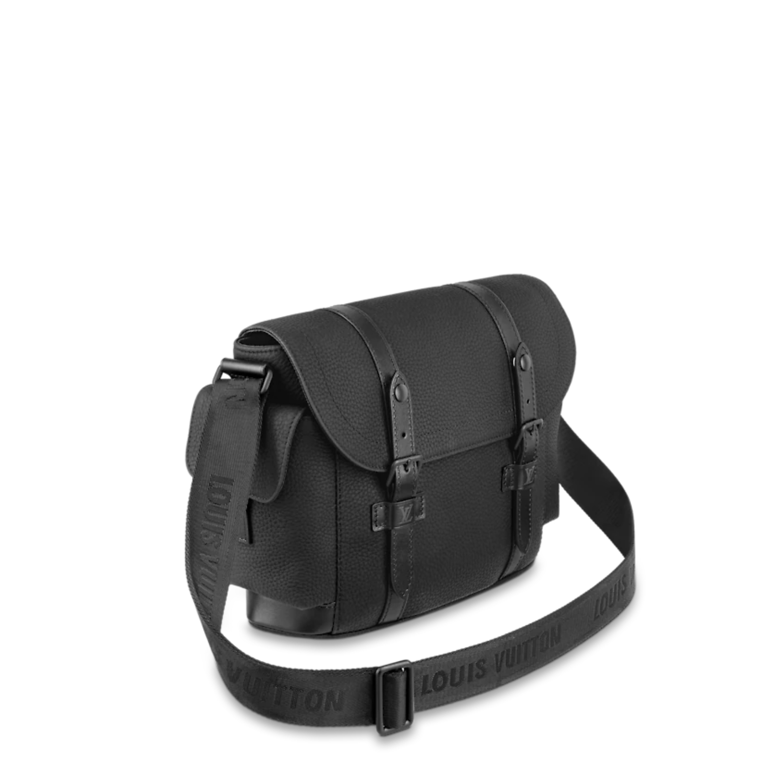Louis Vuitton Christopher Messenger Taurillon Black For Men, Men's Bags, Shoulder And Crossbody Bags 11.4in/29cm LV M58476