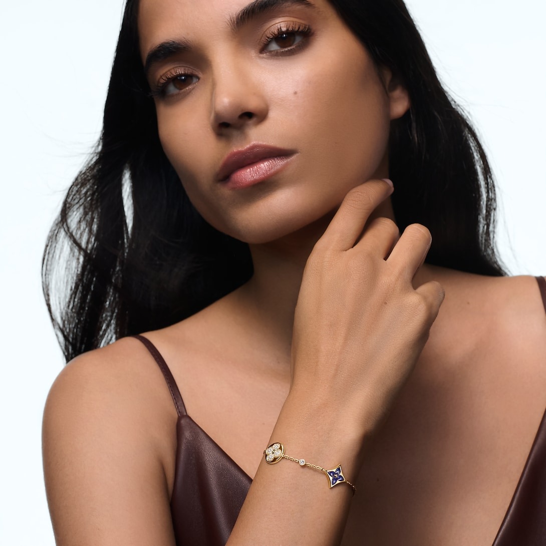 Louis Vuitton Color Blossom BB Star/ Sun Multi-Motif Bracelet Yellow Gold For Women QA5318