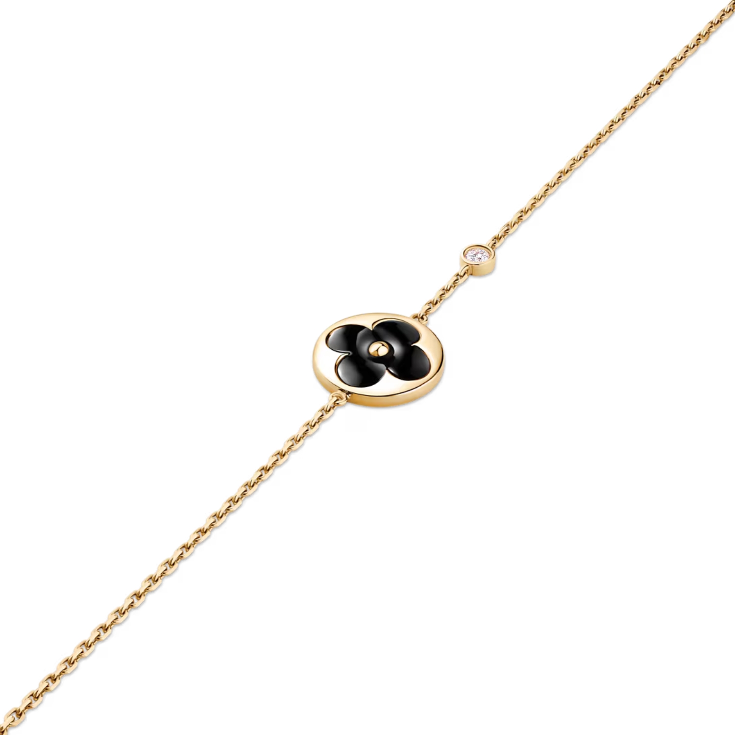 Louis Vuitton Color Blossom BB Sun Bracelet Gold-Toned For Women QA5118