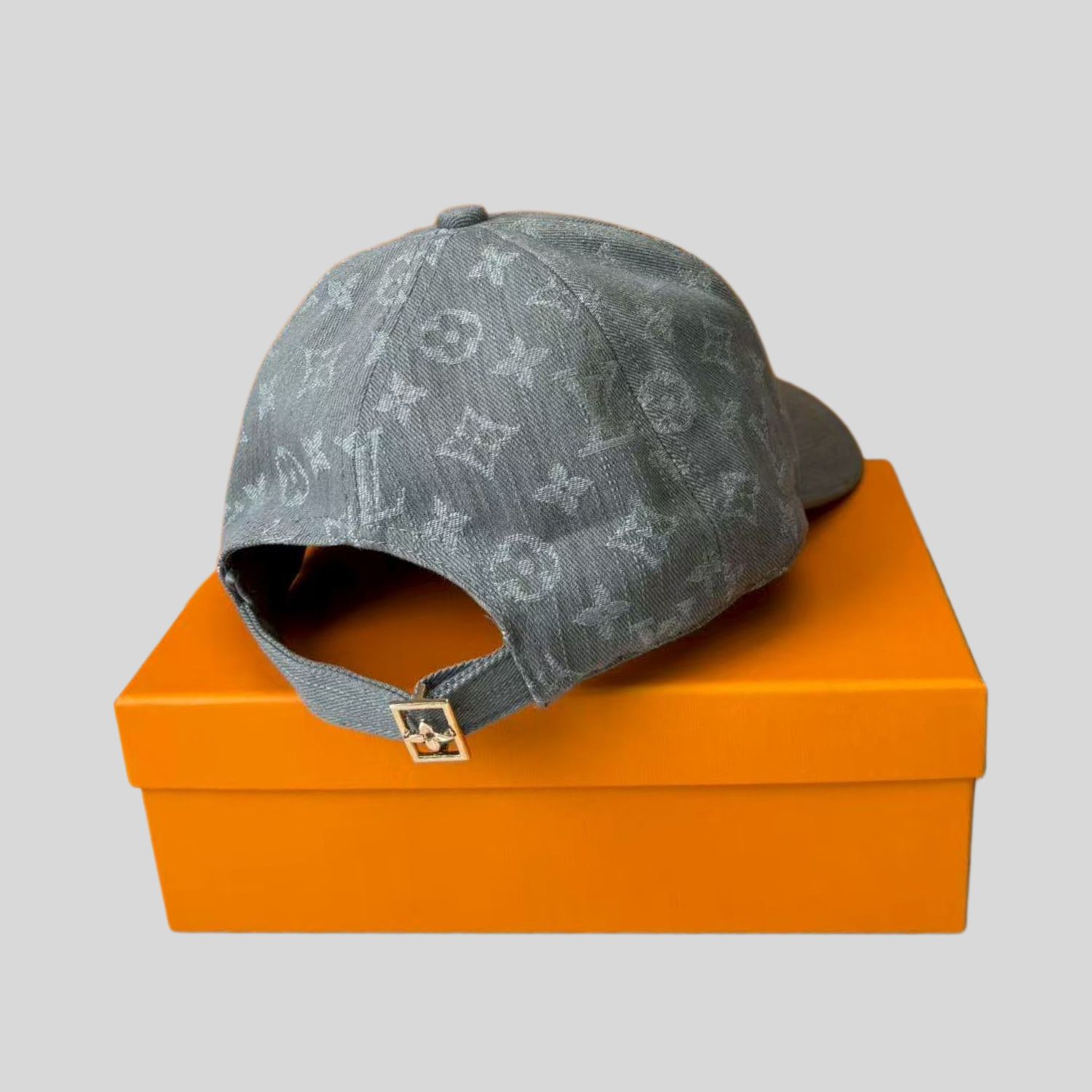 Louis Vuitton Denim Cap Grey For Women M7943M