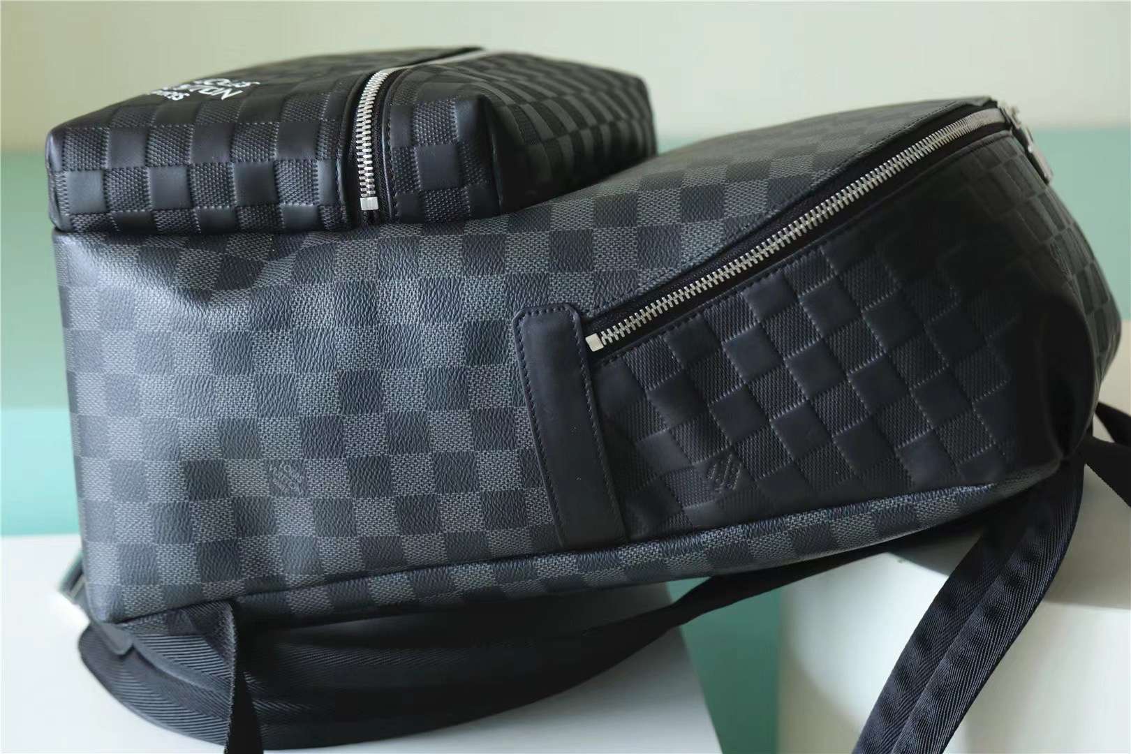 Louis Vuitton Discovery Backpack Black For Men 11.8in/30cm -