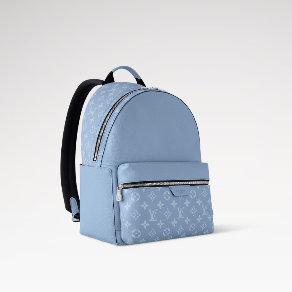 Louis Vuitton Discovery Backpack PM Sky Blue For Men 11.4in/29cm M14072