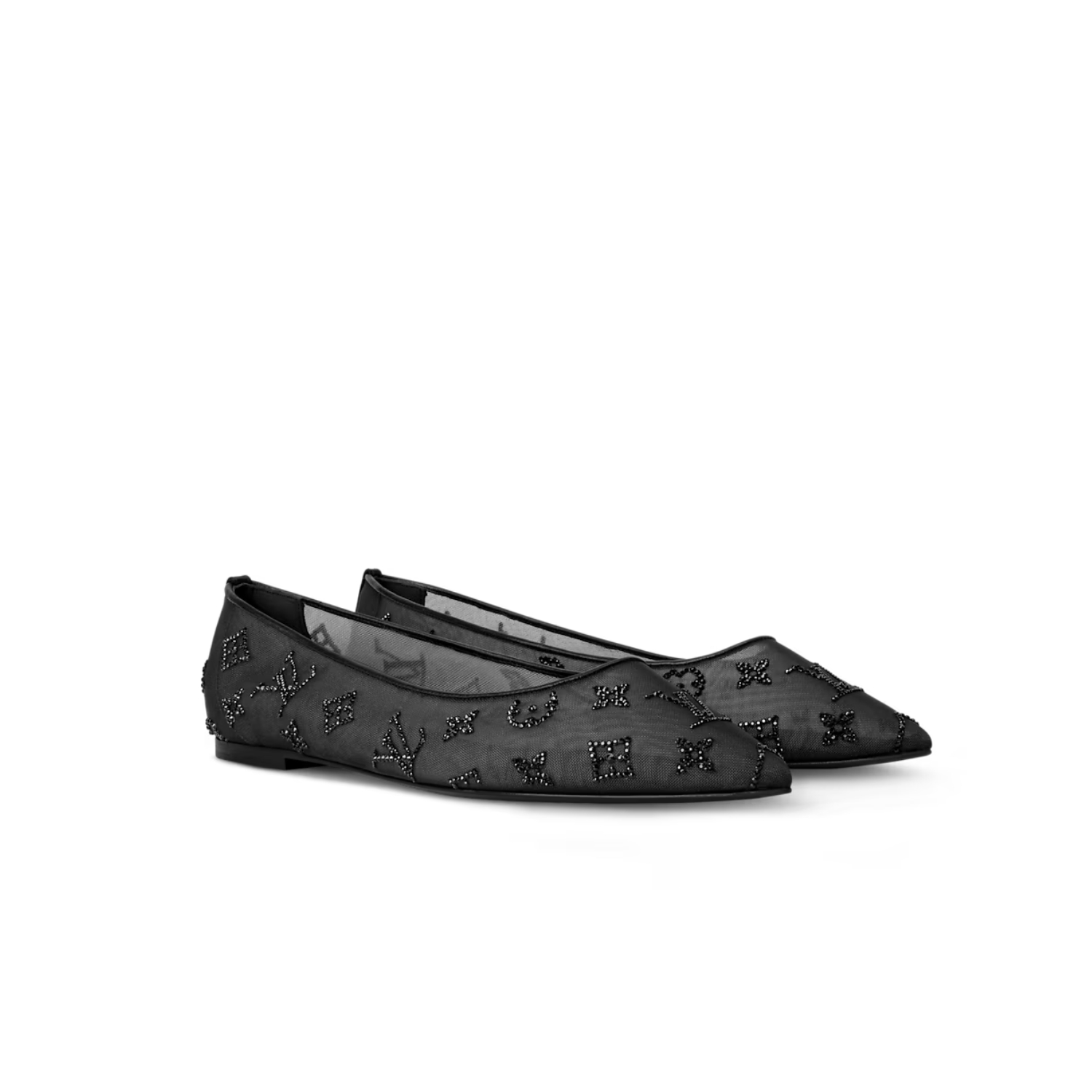 Louis Vuitton Gala Flat Ballerina Black For Women 1AIDR8