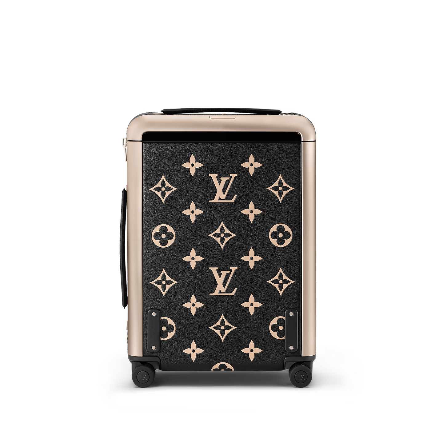 Louis Vuitton Horizon 55 Suitcase 21.7in/ 55cm Black Champagne Hardware M10256