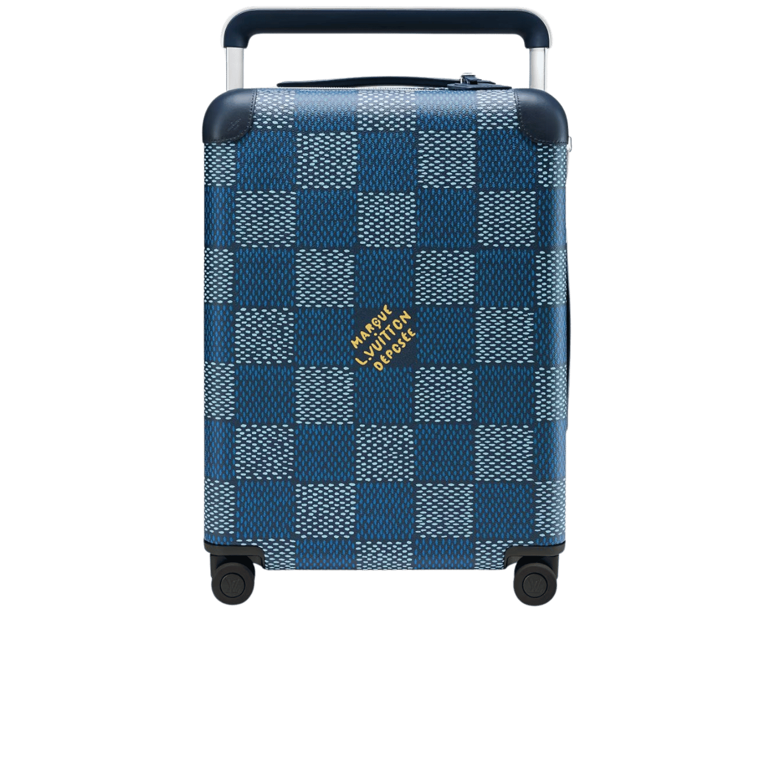 Louis Vuitton Horizon 55 Suitcase 21.7in/ 55cm Blue Silver Hardware N40684