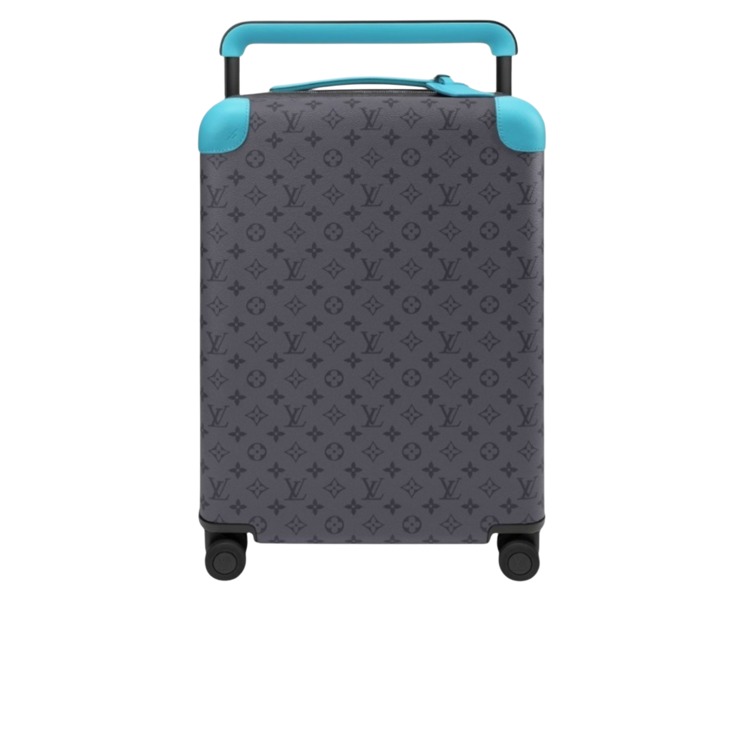 Louis Vuitton Horizon 55 Suitcase 21.7in/ 55cm Grey/ Turquoise Black Hardware M11479