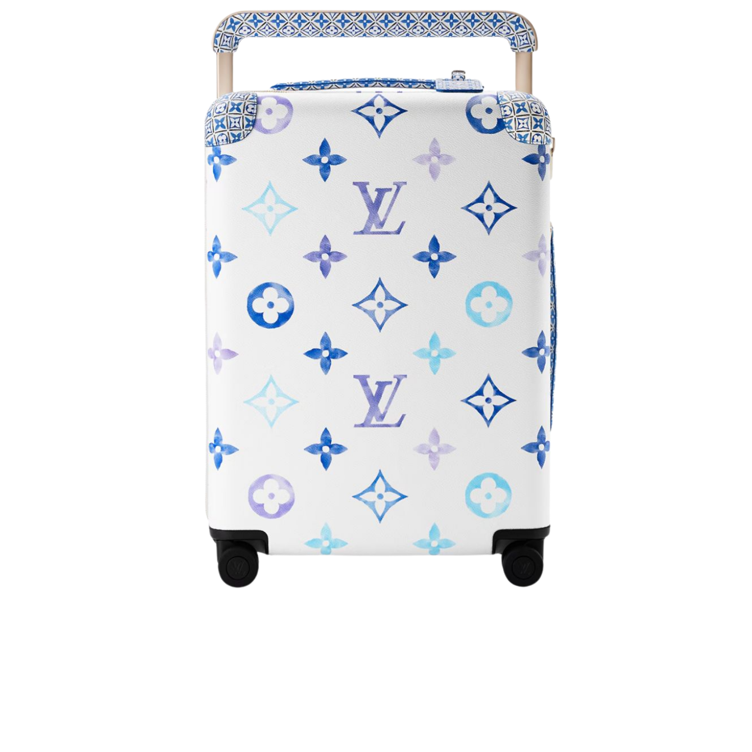 Louis Vuitton Horizon 55 Suitcase 21.7in/ 55cm White Champagne Hardware M10253