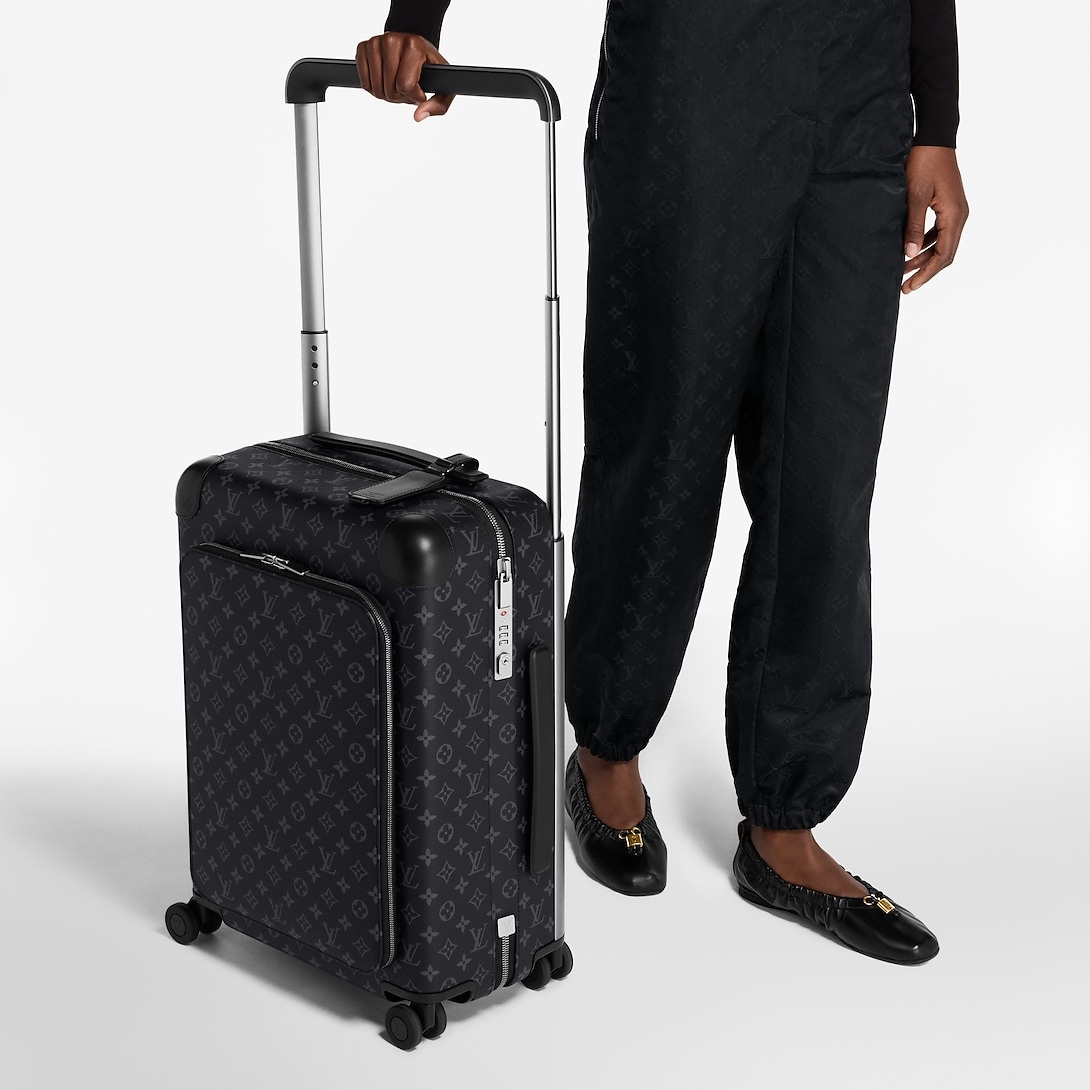 Louis Vuitton Horizon Business Suitcase 21.7in/ 55cm Black Monogram Eclipse Titanium Hardware M13774