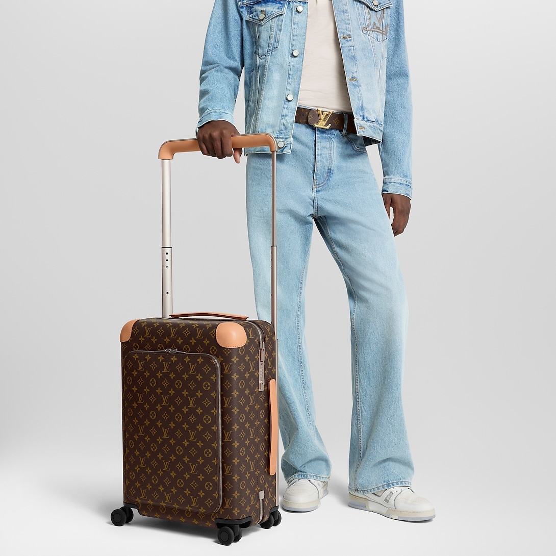 Louis Vuitton Horizon Business Suitcase 21.7in/ 55cm Brown Monogram Champagne Hardware M13770