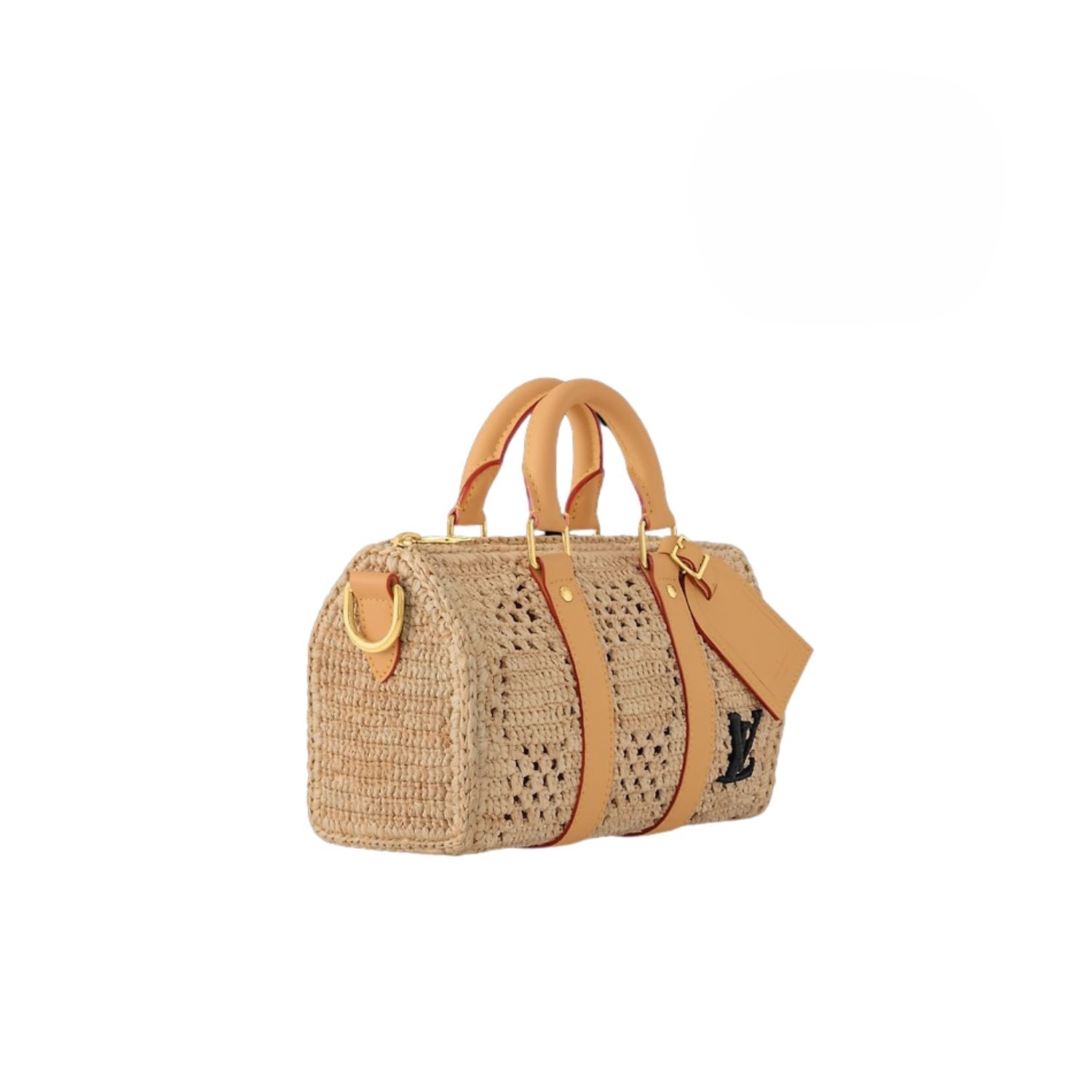 Louis Vuitton Keepall Bandouliere 25 Travel Bag 9.8in/ 25cm Natural Beige Gold Hardware M25010