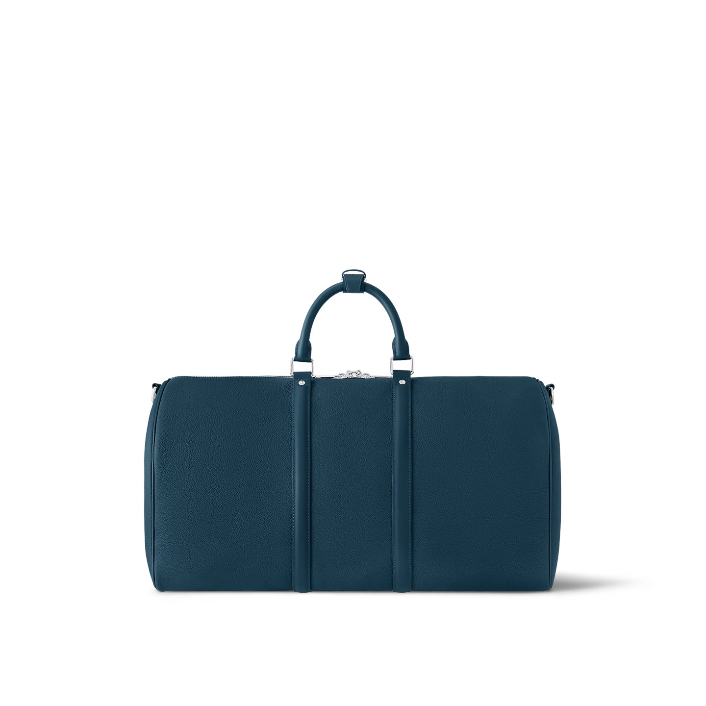 Louis Vuitton Keepall Bandouliere 50 Travel Bag 19.7in/ 50cm Dark Blue Silver Hardware M23727