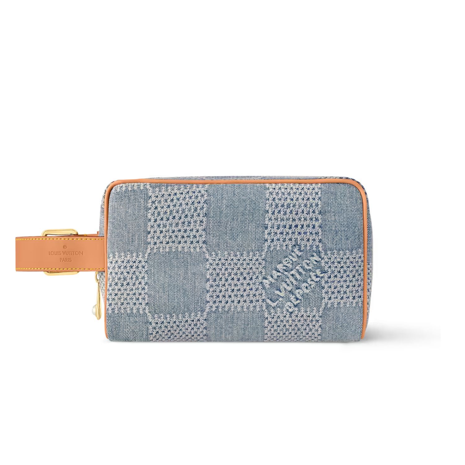 Louis Vuitton Locker Dopp Kit Blue 9.1 Inches/ 23 Cm N40753