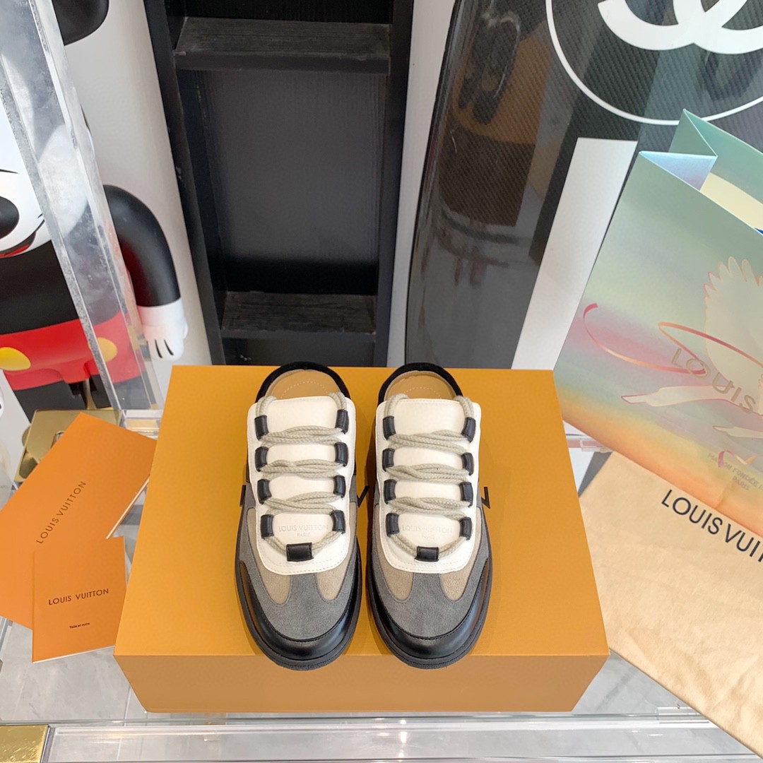 Louis Vuitton Lous Sneaker Monogram Canvas Grey For Men