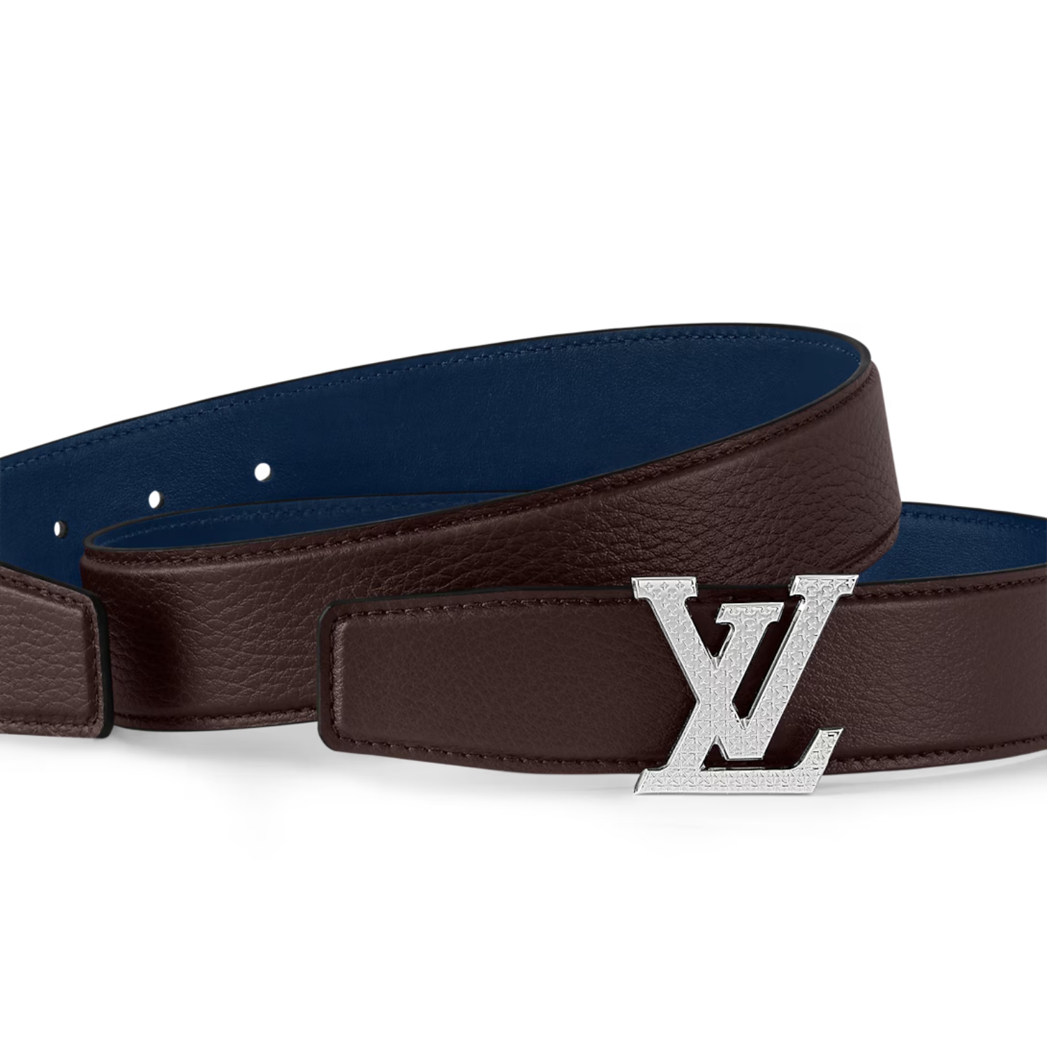 Louis Vuitton LV Heritage 35mm Reversible Belt Brown/Navy For Men M8715V