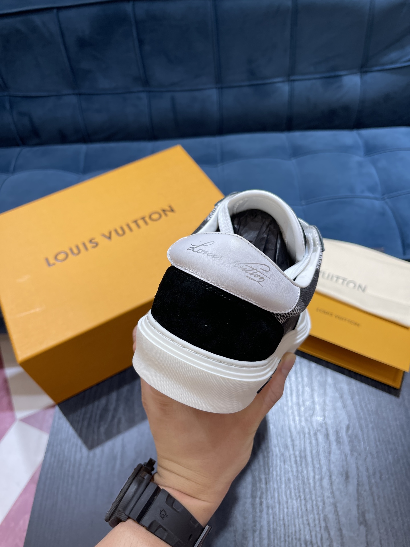 Louis Vuitton LV Ollie Richelieu Black For Men LV