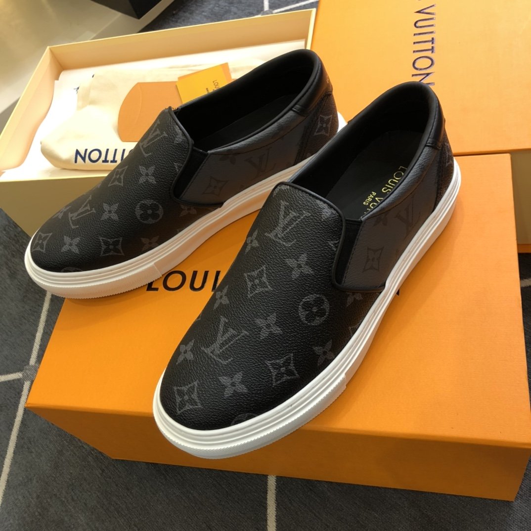 Louis Vuitton LV Slip On Black For Men LV
