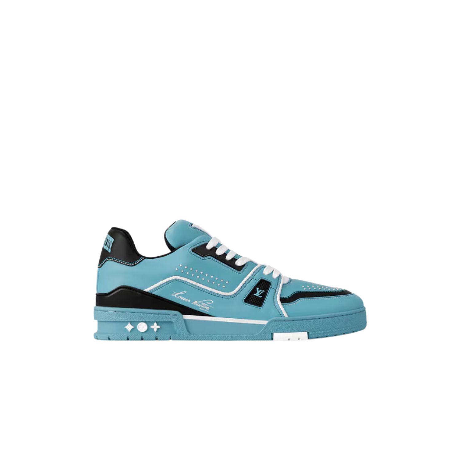 Louis Vuitton LV Trainer Sneaker Blue For Men 1AD7K5