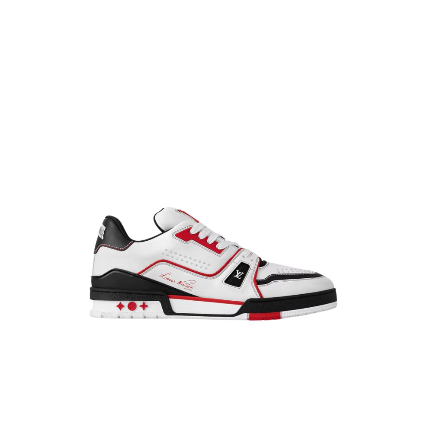 Louis Vuitton LV Trainer Sneaker Red For Men 1AD7JM