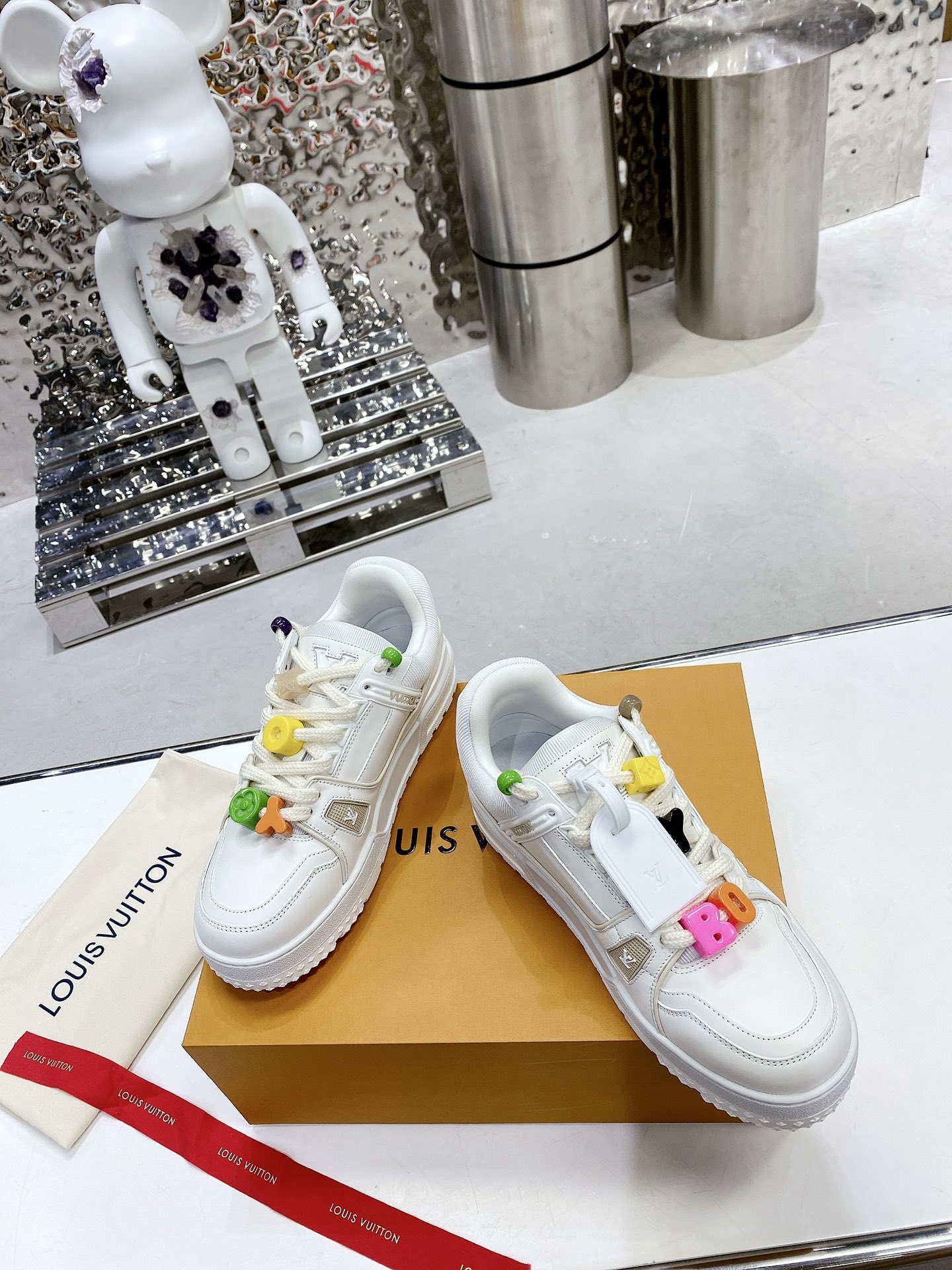 Louis Vuitton LV Trainer Sneaker White For Men LV