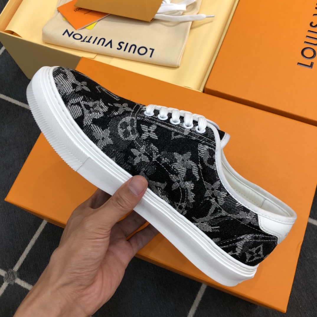 Louis Vuitton LV Trocadero Richelieu Sneaker Black For Men LV