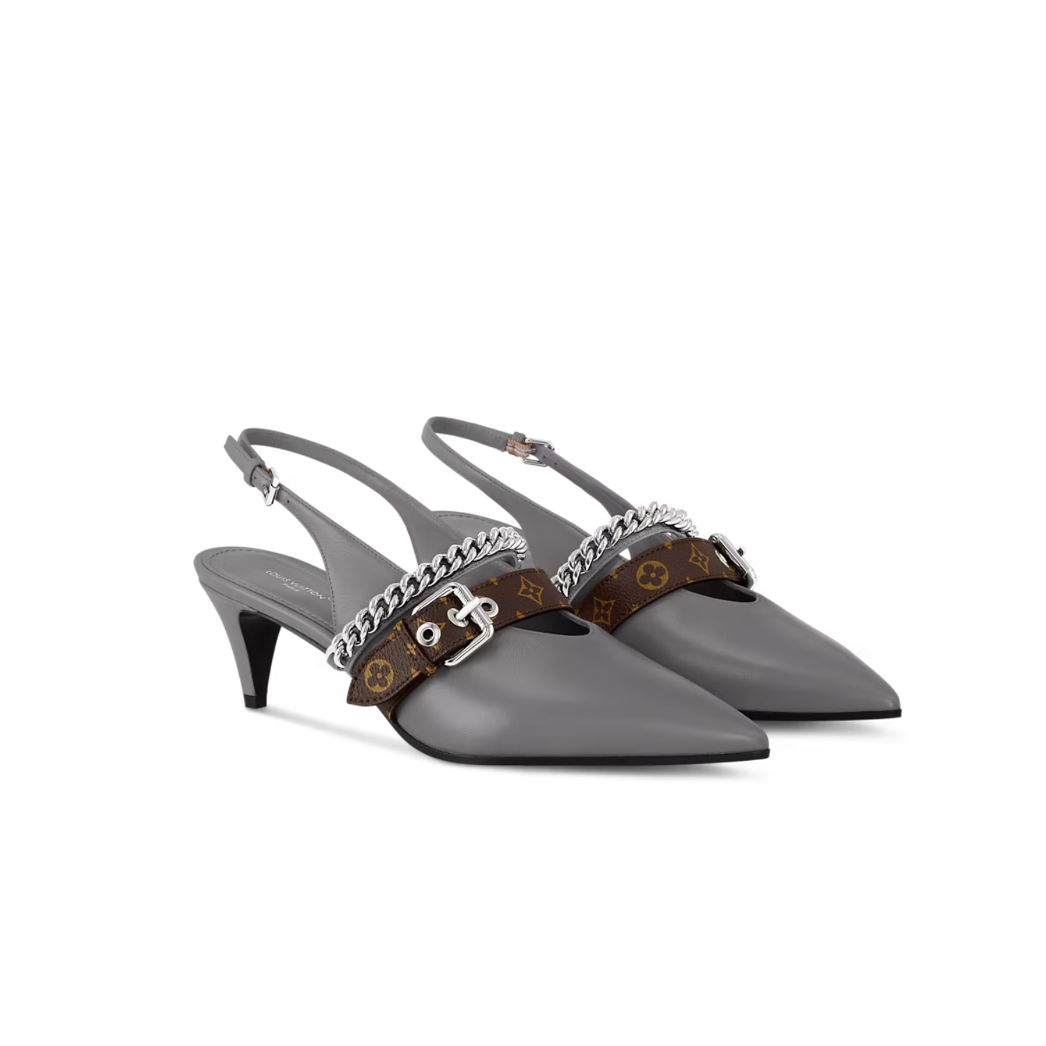 Louis Vuitton LV Vibe Slingback Pump Gray For Women 1AHL15