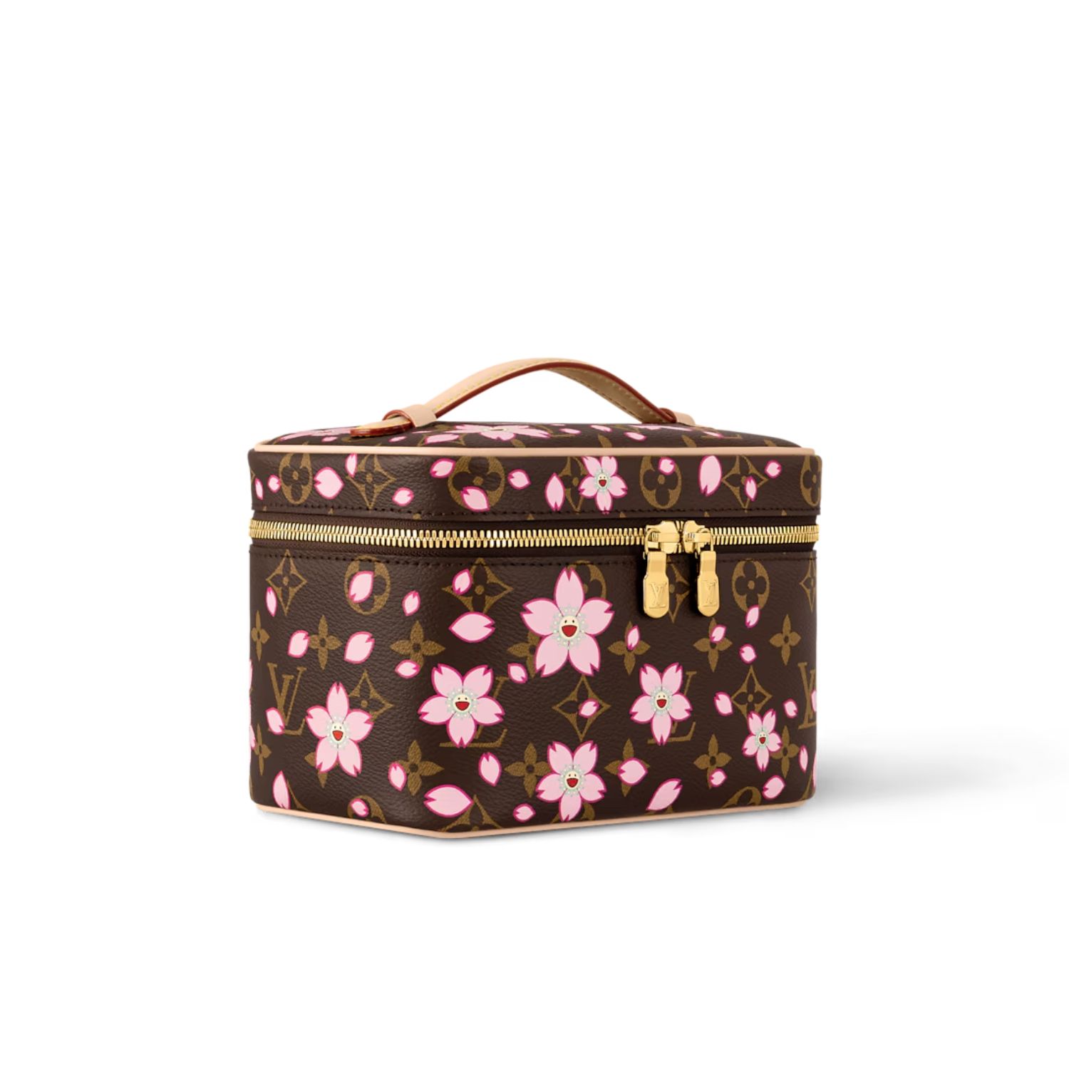 Louis Vuitton LV x Murakami Nice Mini Sakura Brown For Women 20cm/7.9in