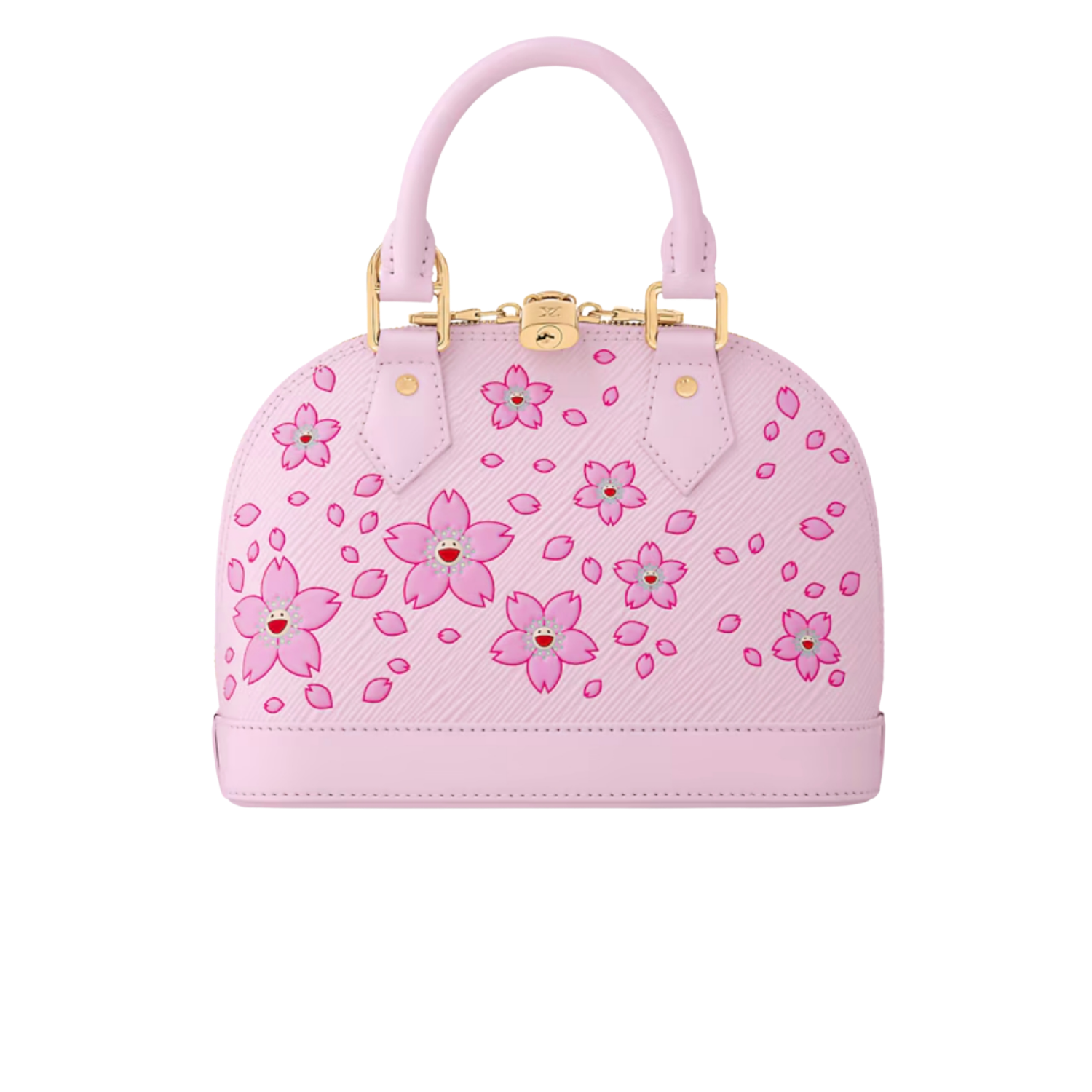 Louis Vuitton LV x TM Alma BB Top Handle Bag 9.3in/ 23.5cm Pink Gold Hardware For Women M13104