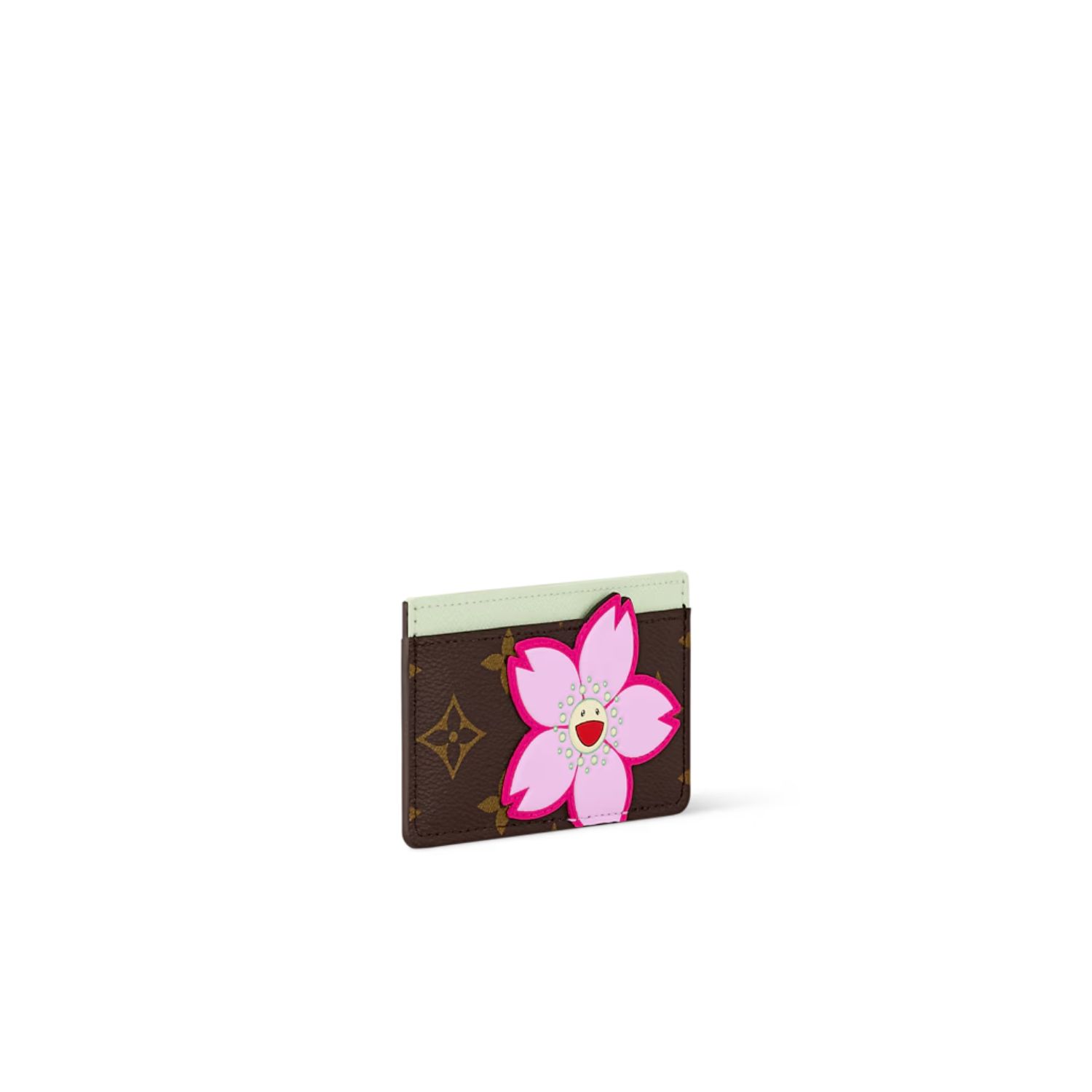 Louis Vuitton LV x TM Card Holder Sakura Brown 11cm/4.3in For Women