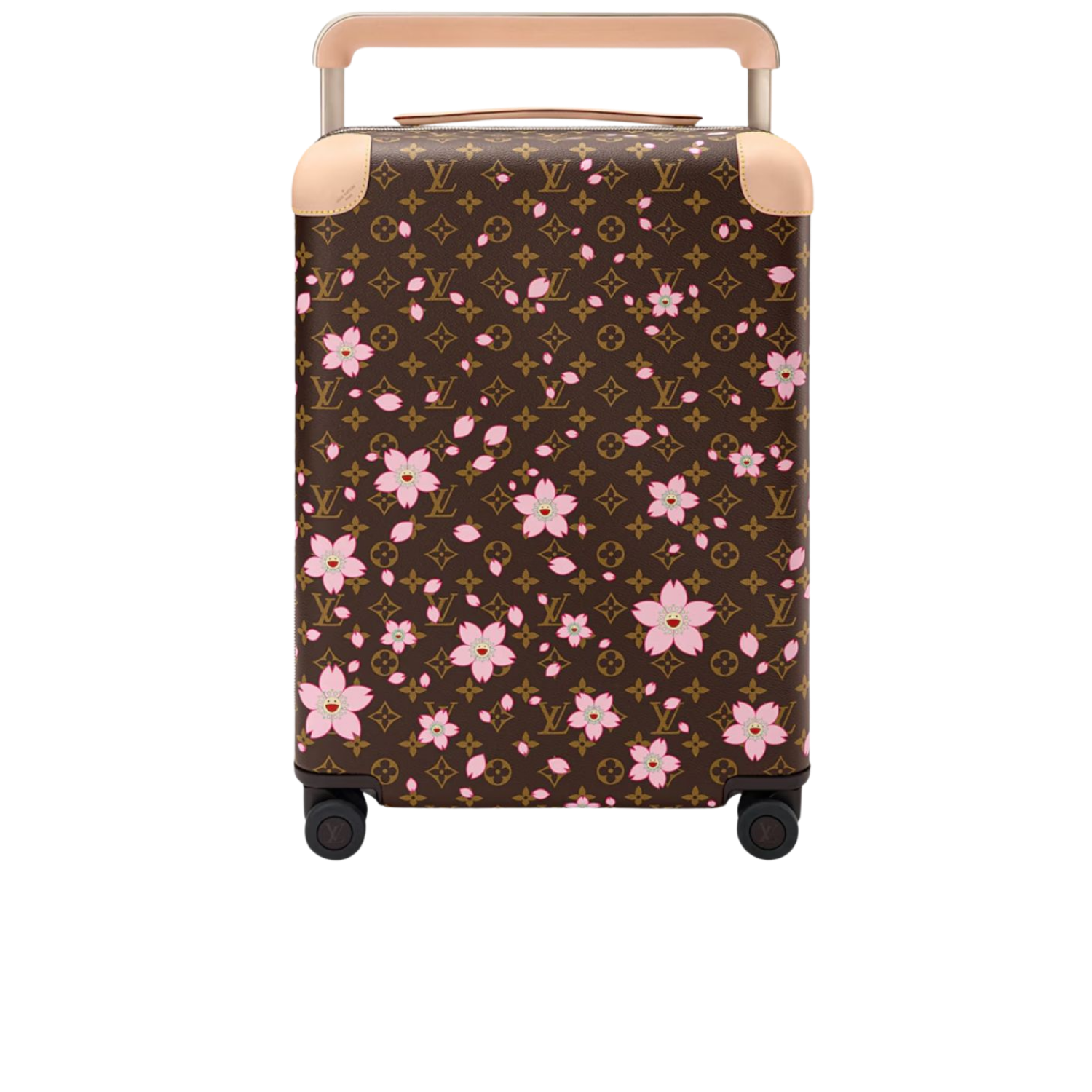 Louis Vuitton LV x TM Horizon 55 Suitcase 21.7in/ 55cm Sakura Brown Gold Hardware M13788