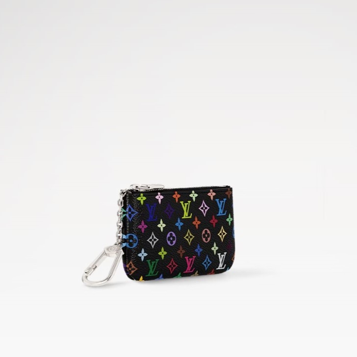 Louis Vuitton LV x TM Key Pouch Multicolore Noir For Women 4.7in/12cm M13664