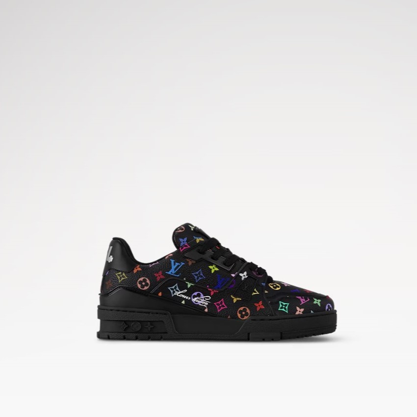 Louis Vuitton LV x TM LV Trainer Sneaker Black For Women 1AGZE3