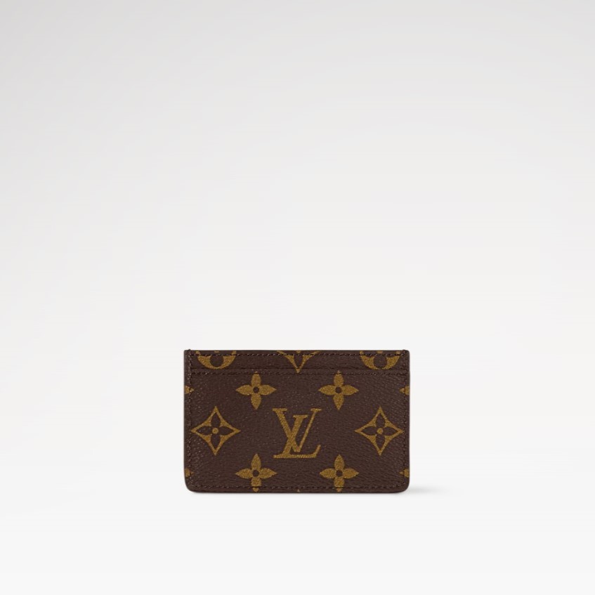 Louis Vuitton Monogram Card Holder Brown For Women M11448 4.3in/11cm