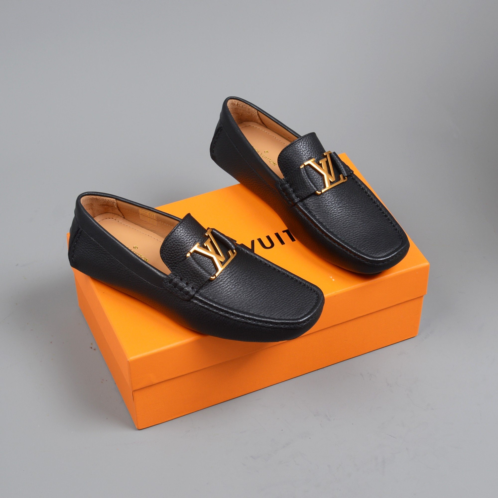 Louis Vuitton Monte Carlo Mocassin Loafers Black For Men