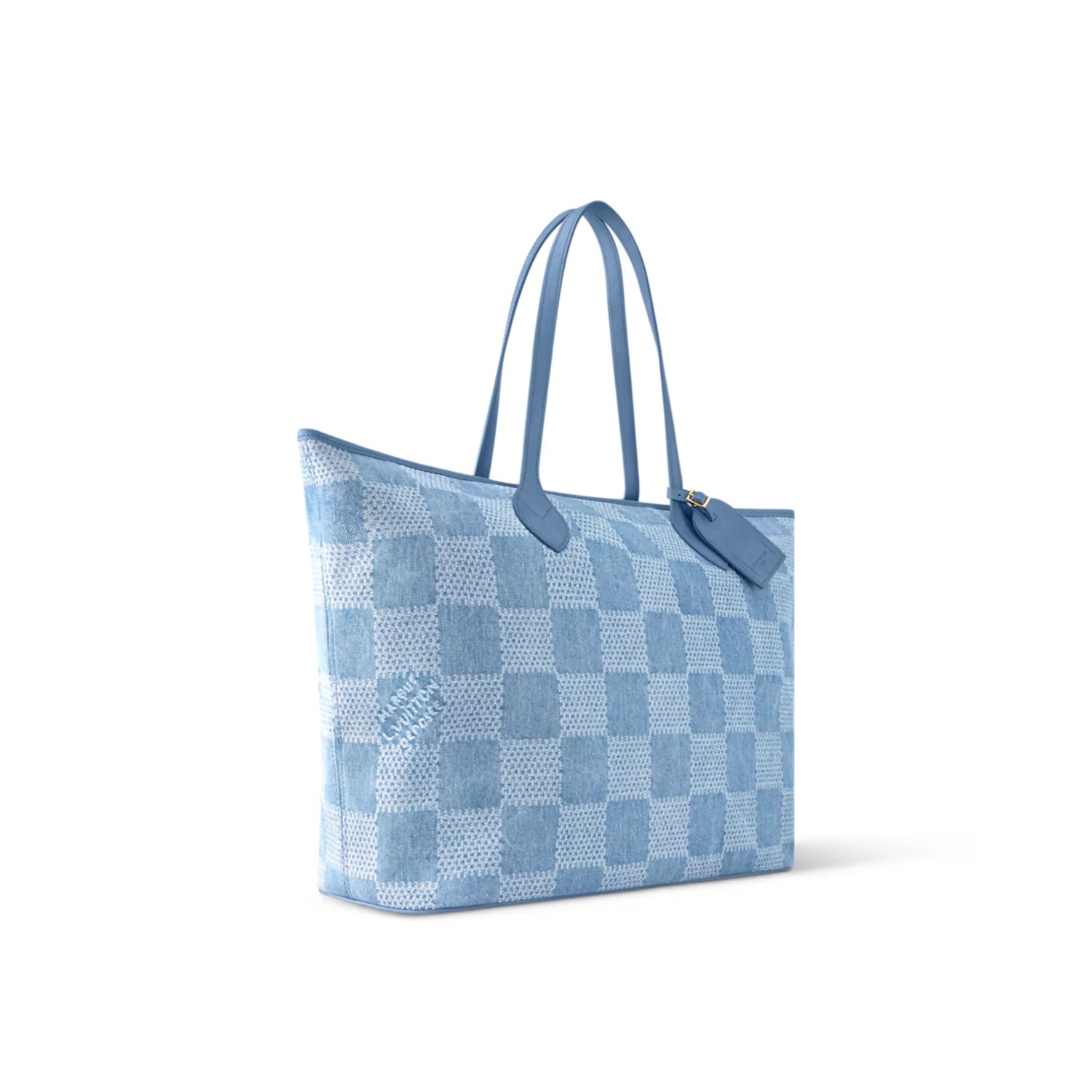 Louis Vuitton Nevereverfull Bag Denim Blue For Men 60cm/24in